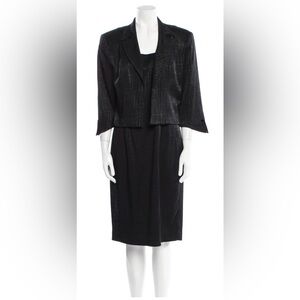 EUC Vintage Albert Makali Two Piece Dress w/Blazer Size 6